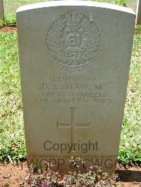 Dar Es Salaam War Cemetery - Shaw, Douglas Sinclair